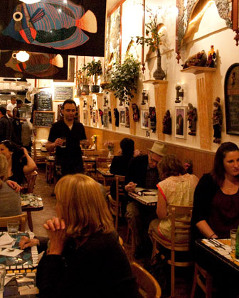 interior shot of restaurant